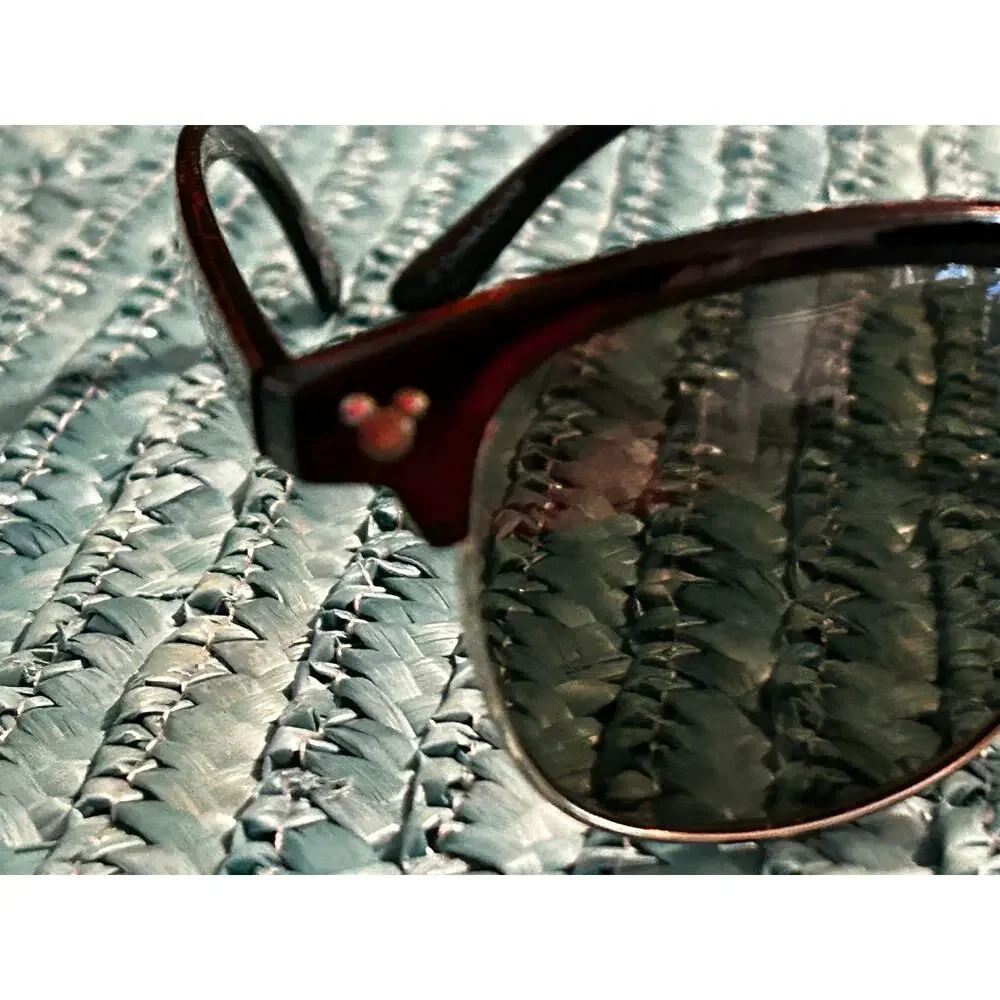 Disney Sunglasses with Maui Jim Hard Case Black Frame UV Protection